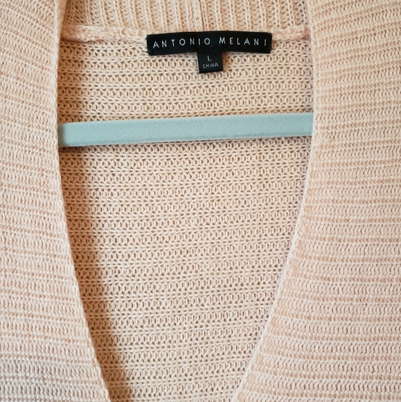 Antonio Melani soft pink tunic sweater - Picture 3 of 4